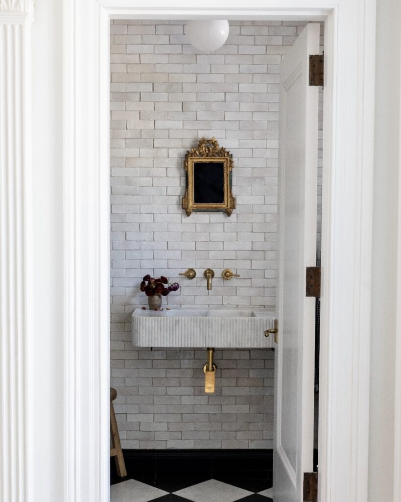 Cornel Construction, custom bathroom tile and doorway