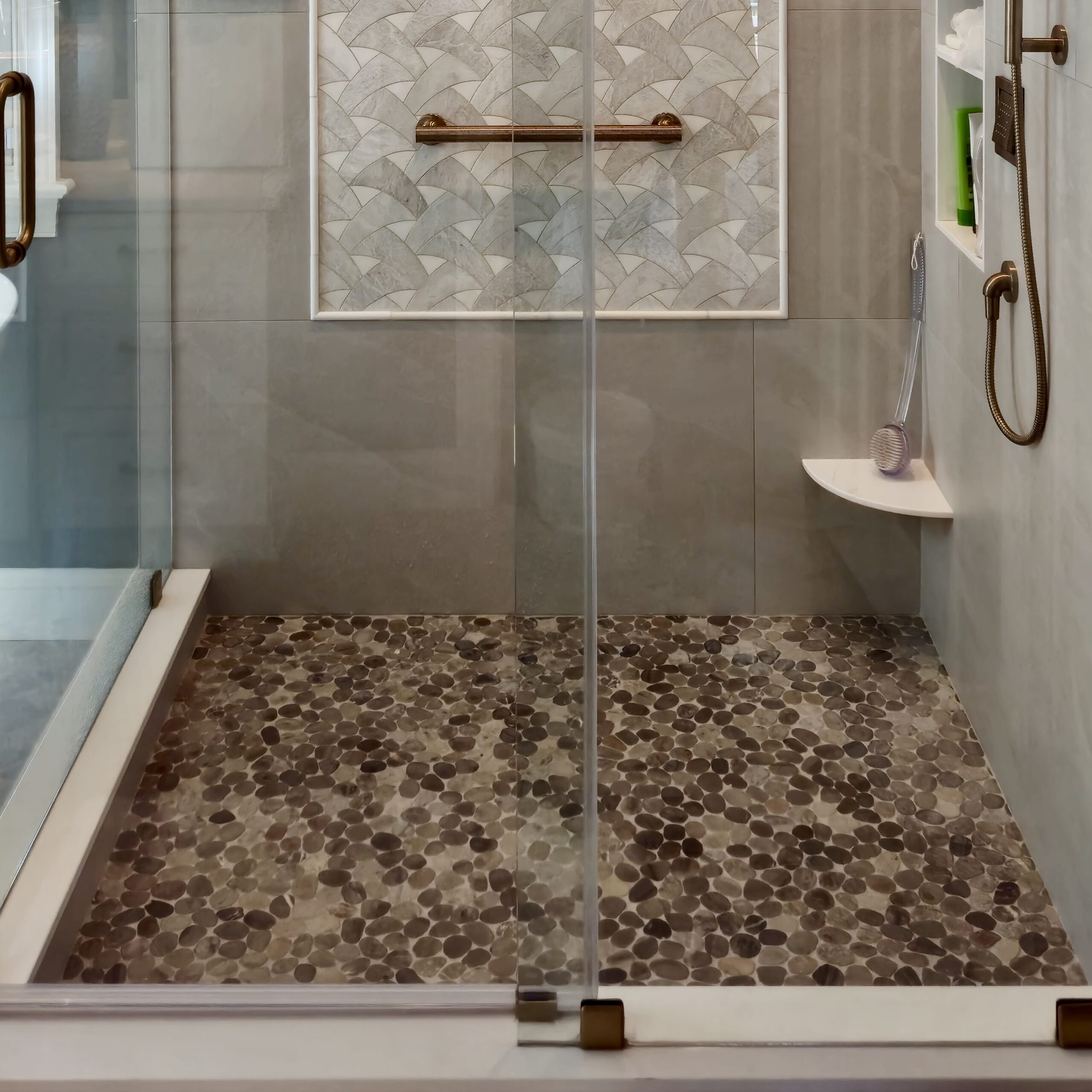 Bathroom with custom sink from Cornel Construction