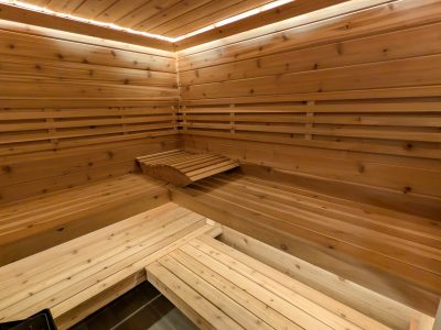 Custom Sauna Bench